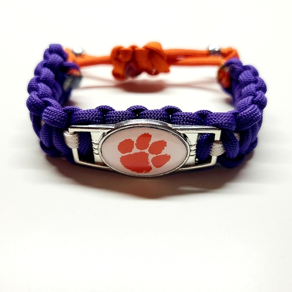 Other - Clemson Tigers Adjustable Charm Bracelet Wristband